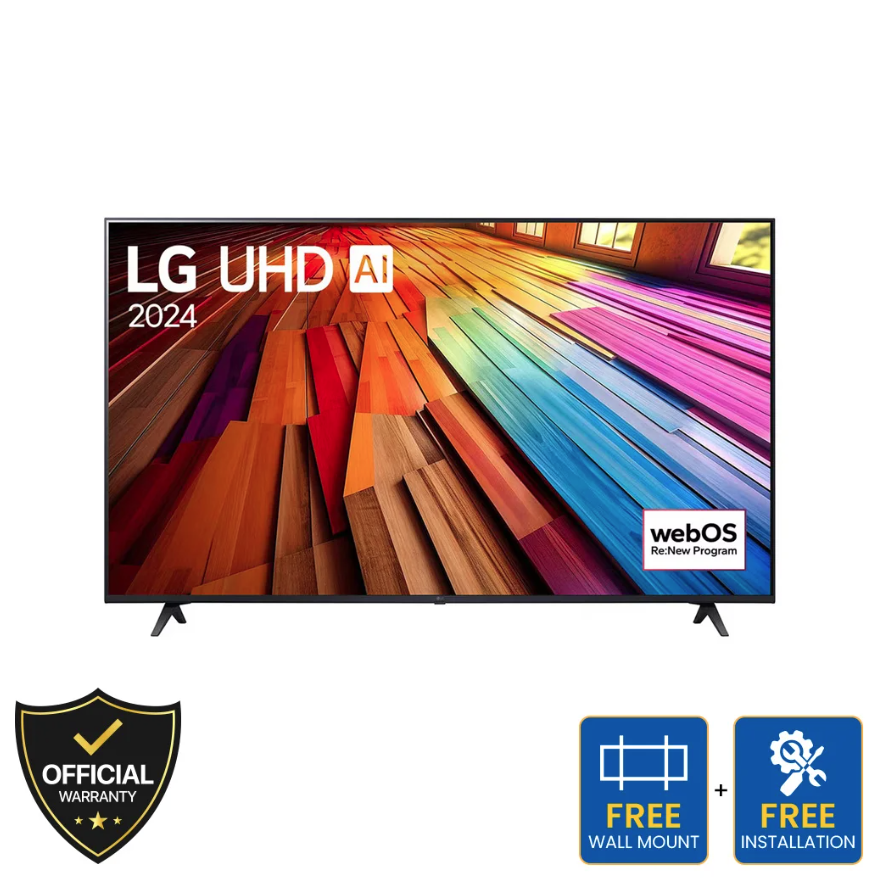 LG 55 Inch AI 4K UHD Smart TV (55UT8050PSB)