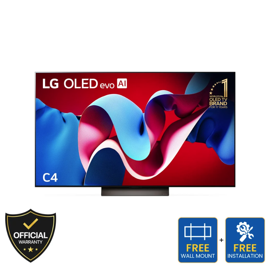 LG 65 Inch OLED evo 4K Smart TV (OLED65C4PSA)