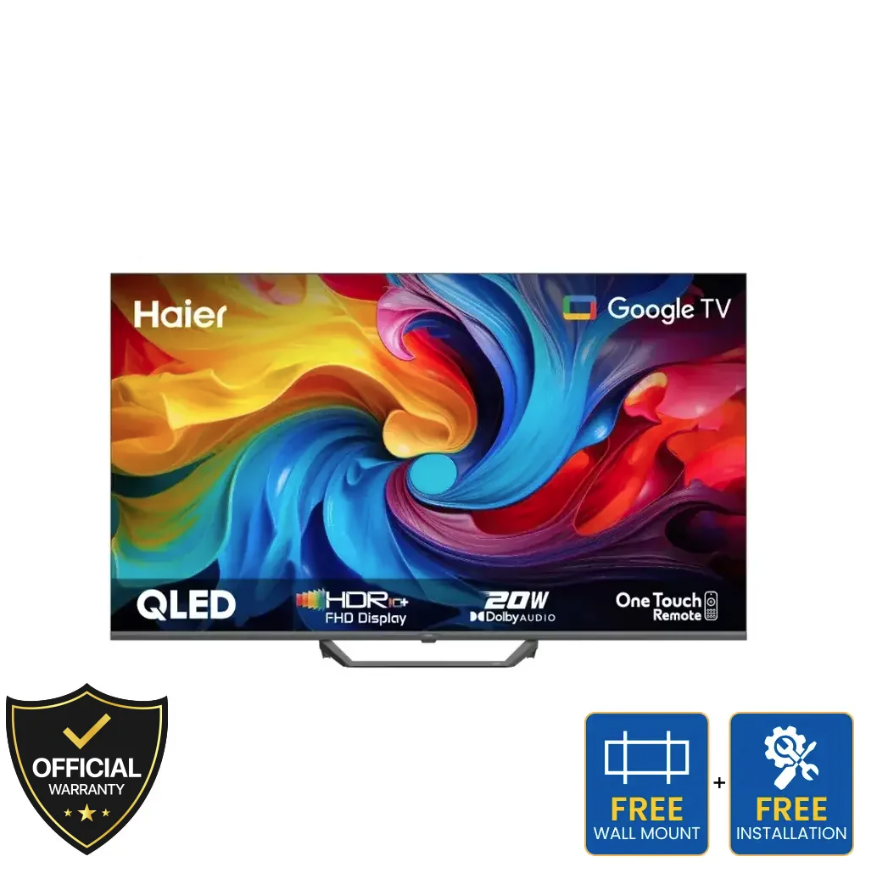 Haier 32 Inch QLED FHD Google TV (H32S80EFX)