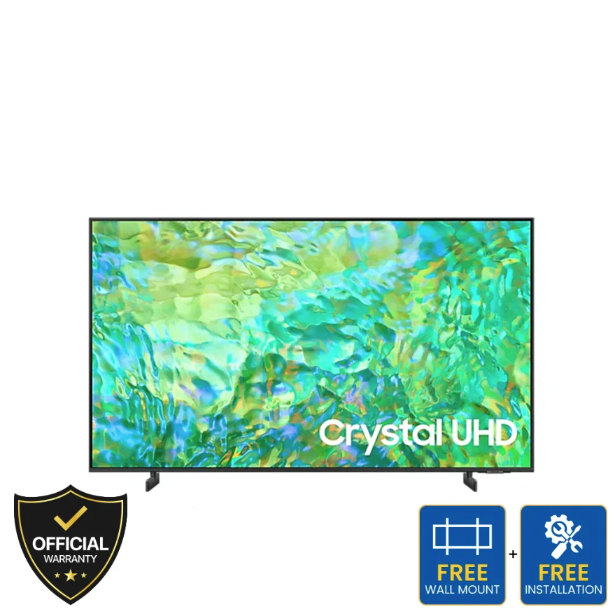 Samsung 43 Inch Crystal 4K UHD Smart TV (43CU8000)