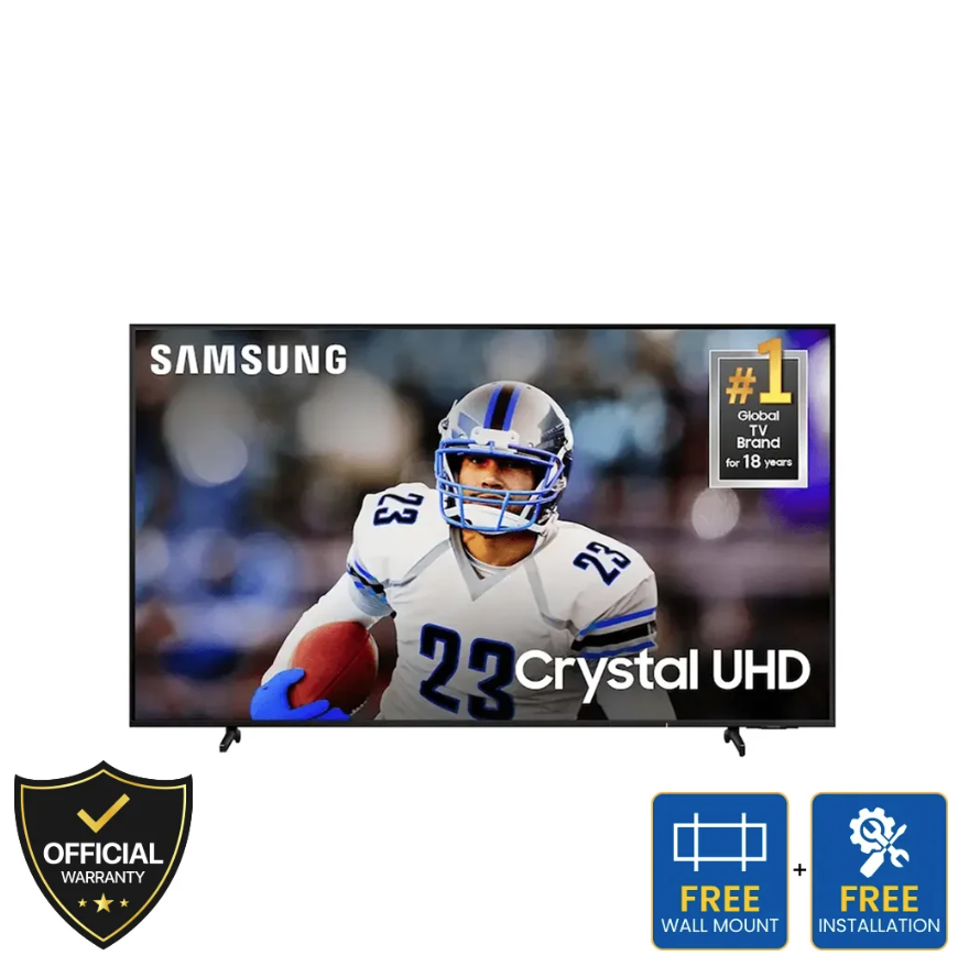 Samsung 43 Inch Class Crystal UHD Smart TV (43DU8000)
