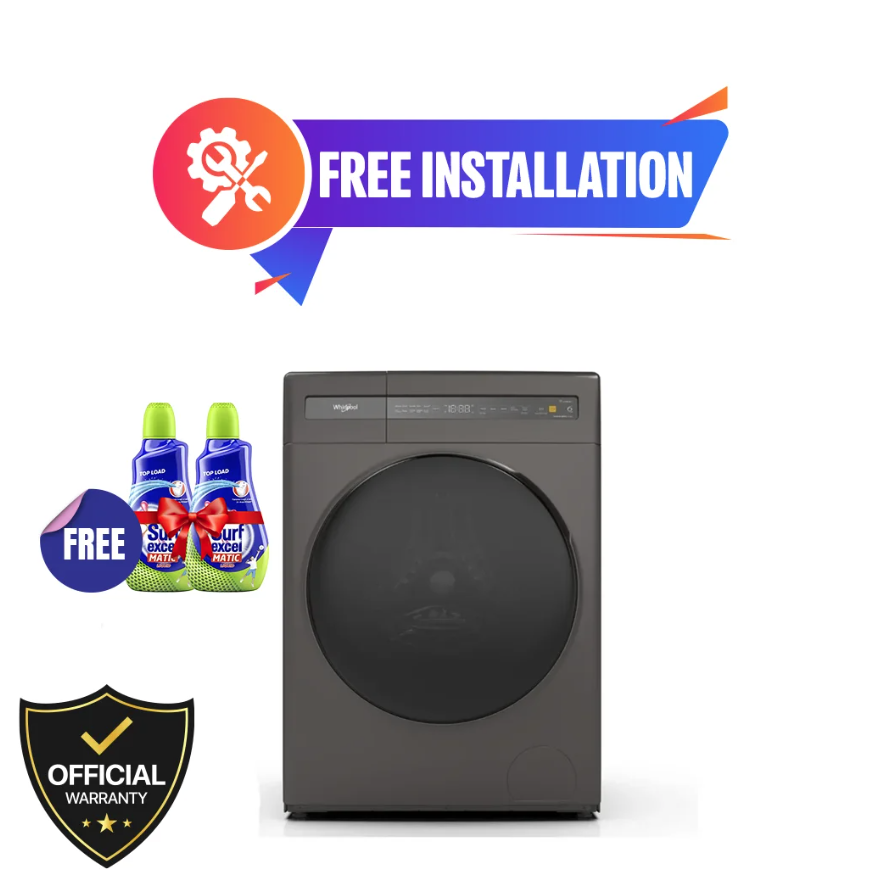 Whirlpool 10.5kg Front Loading Washing Machine (WFC105604RT-D)