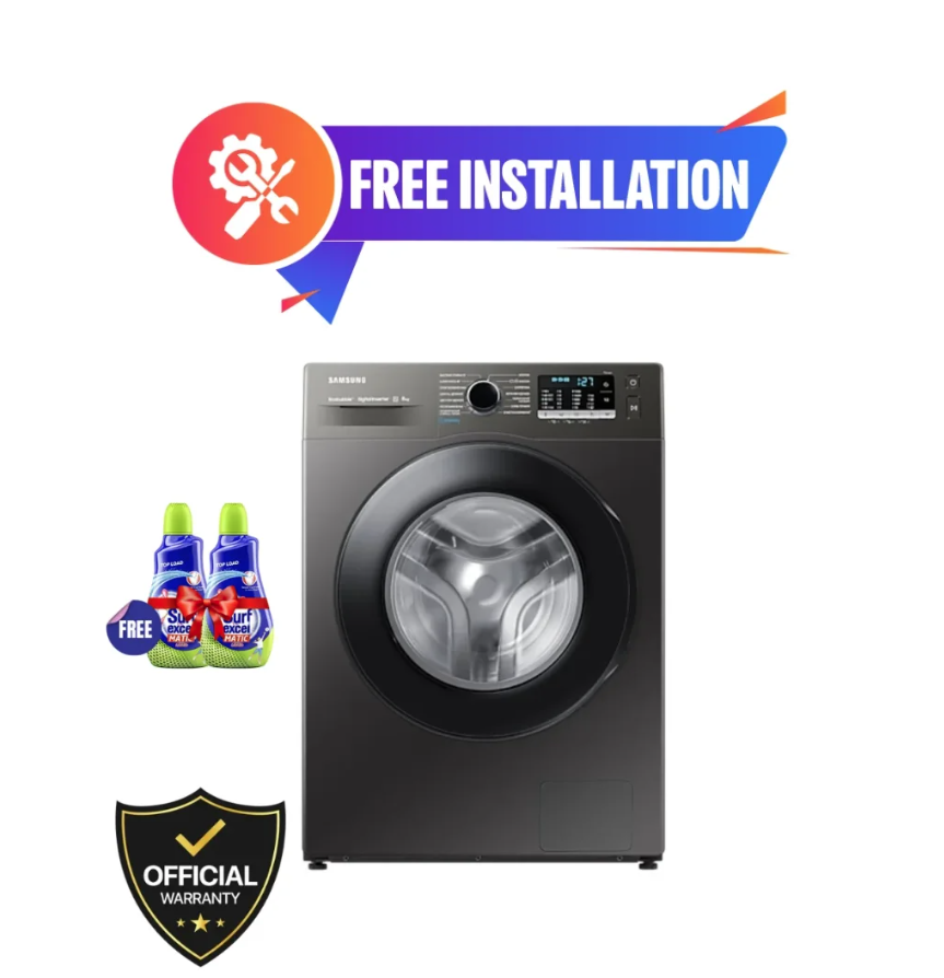 Samsung 8Kg Front Loading Washing Machine (WW80AGAS21AXLP)
