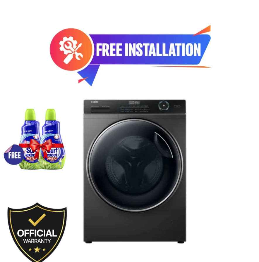 Haier 10.5kg AI Direct Motion Front Load Washing Machine (HW105-B14959S8U1)