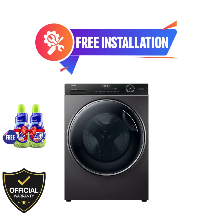 Haier 10.5+7kg AI Direct Motion Washer Dryer Combo Front Loading Washing Machine (HWD105-B14959S8U1)