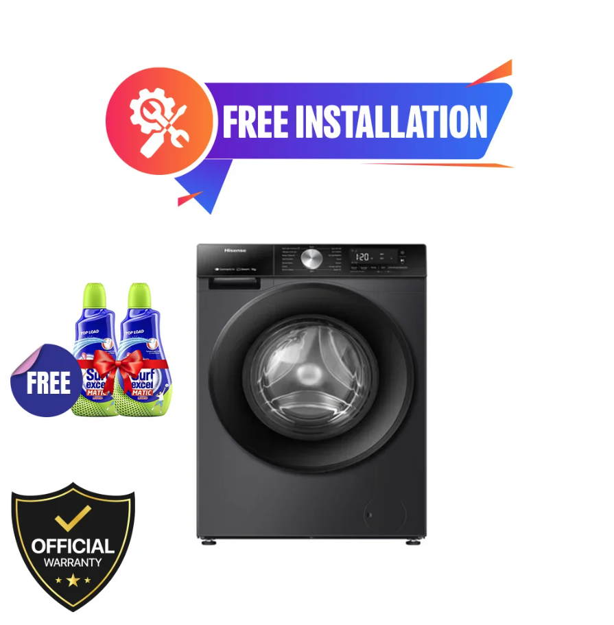 Hisense 10.5kg Front Loading Washing Machine (WF3S1043BT)