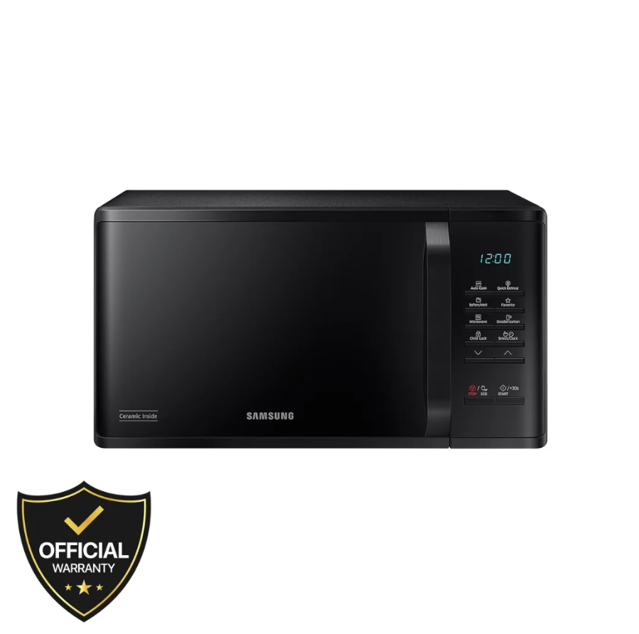 Samsung 23 Liters Solo Microwave Oven (MS23K3513AK/D2)