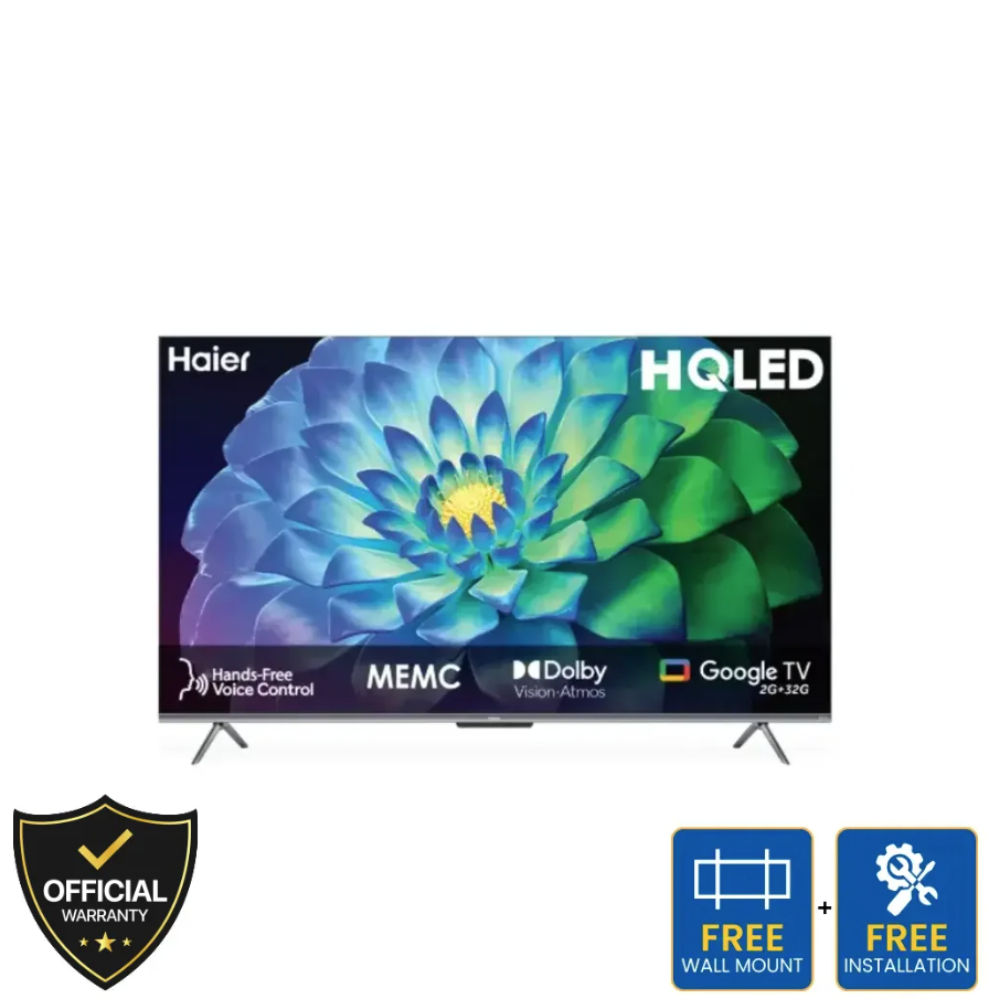 Haier 50 Inch HQLED 4K UHD Google TV (H50P7UX)