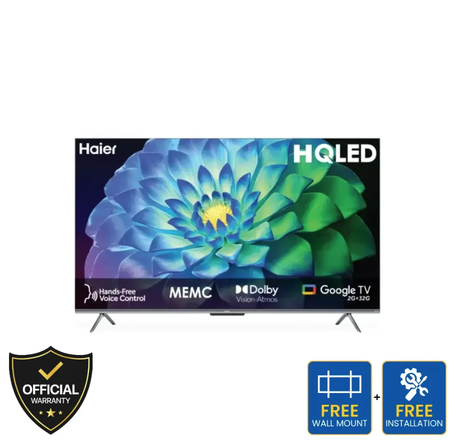 Haier 65 Inch HQLED 4K UHD Google TV (H65P7UX)