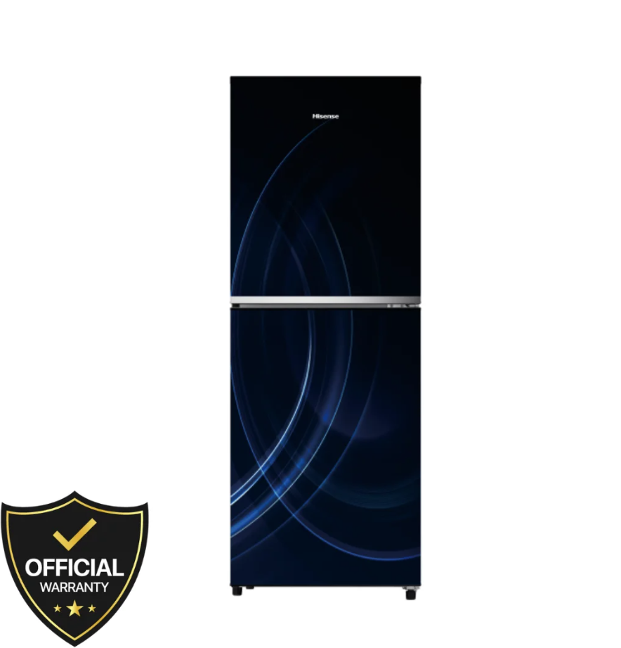 Hisense 238 Liters TMF Glass Door Refrigerator (RTDG236NAMB/BD3)