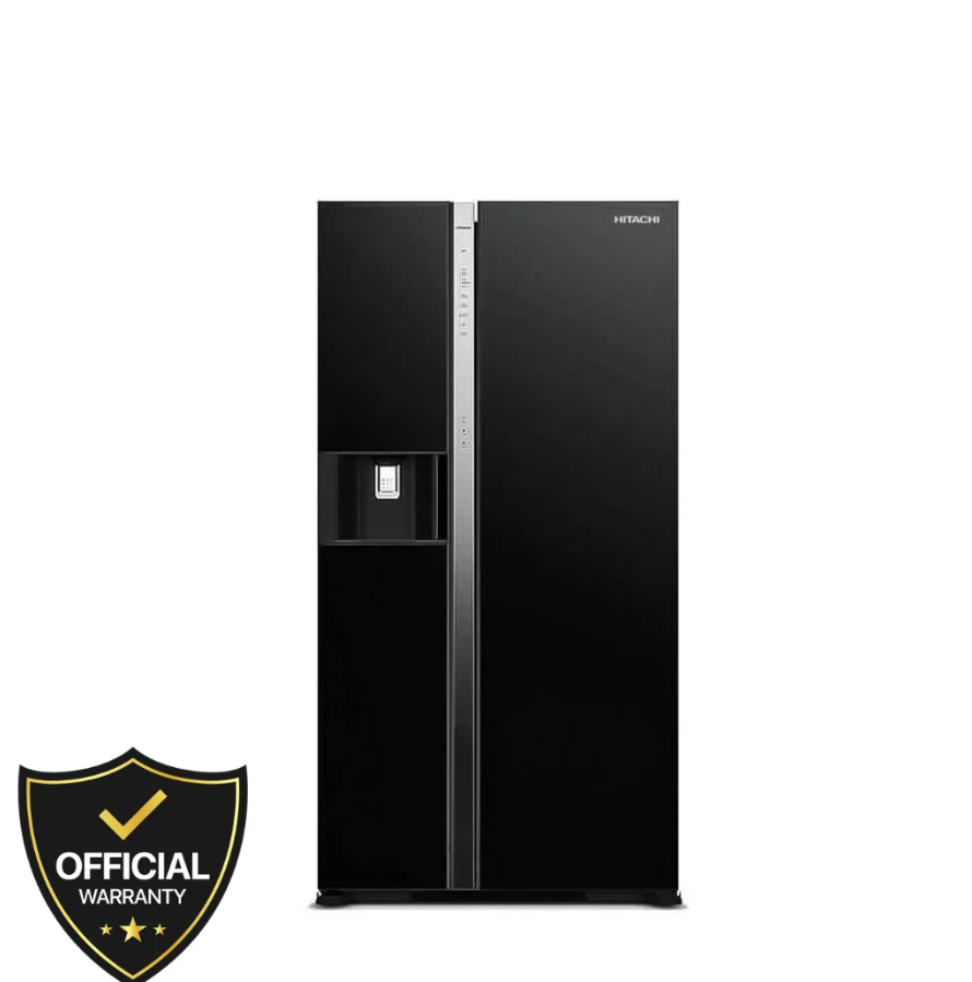 Hitachi 633 Liters Side By Side Refrigerator (RSX800GPB0-GBK)
