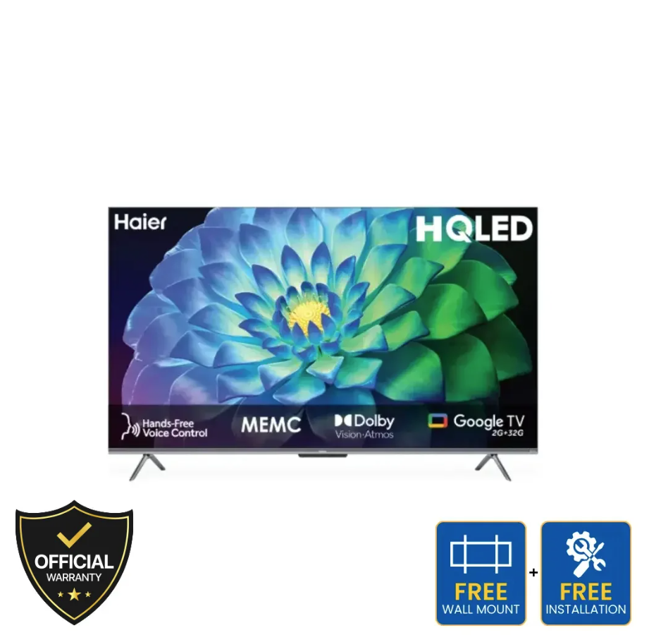 Haier 65 Inch HQLED 4K UHD Google TV (H65P7UX)