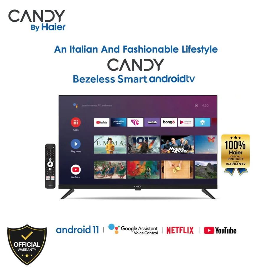 Candy 32 Inch Android Smart LED TV (C32K7G)