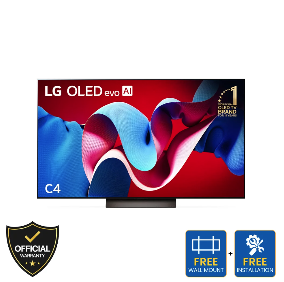 LG 55 inch LG OLED evo 4K Smart TV (OLED55C4PSA)